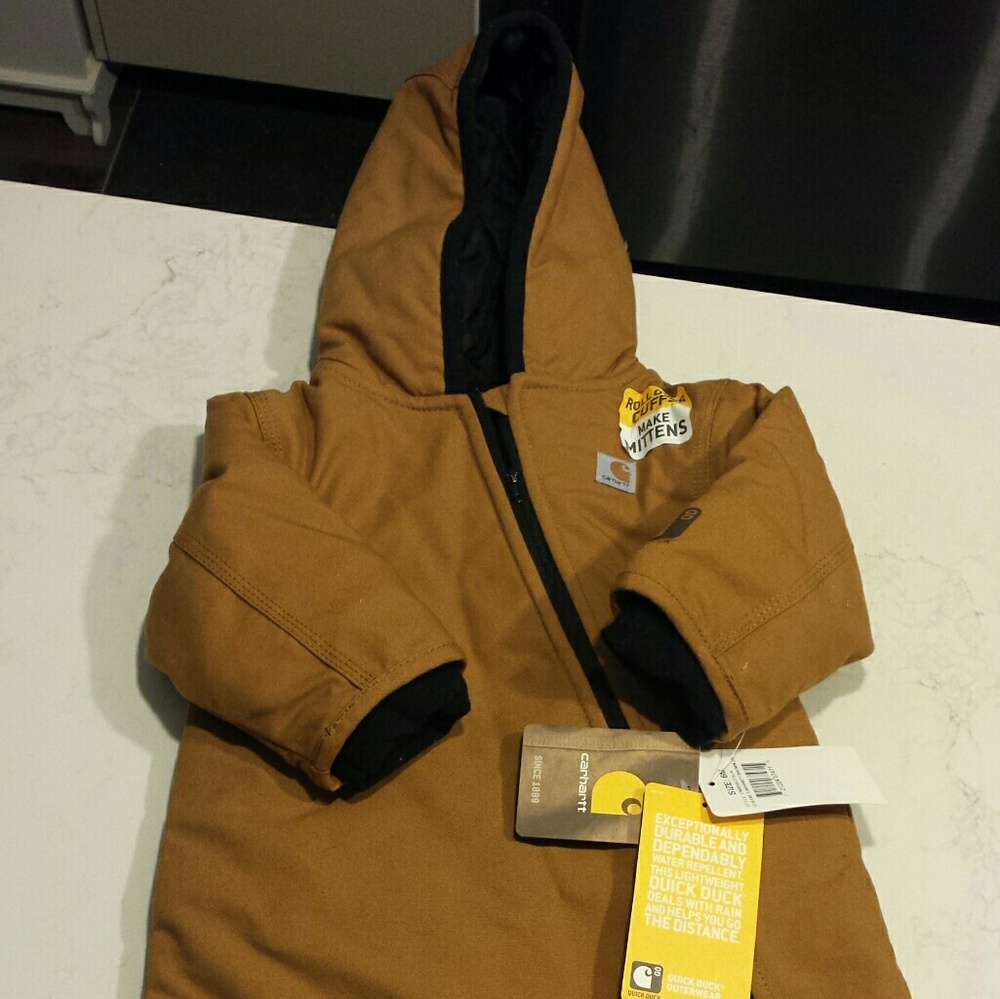 6-9 mo winter snowsuit NWT